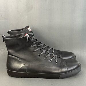 Hunter dipped high top canvas sneaker sneaker boot shoes for men size 13